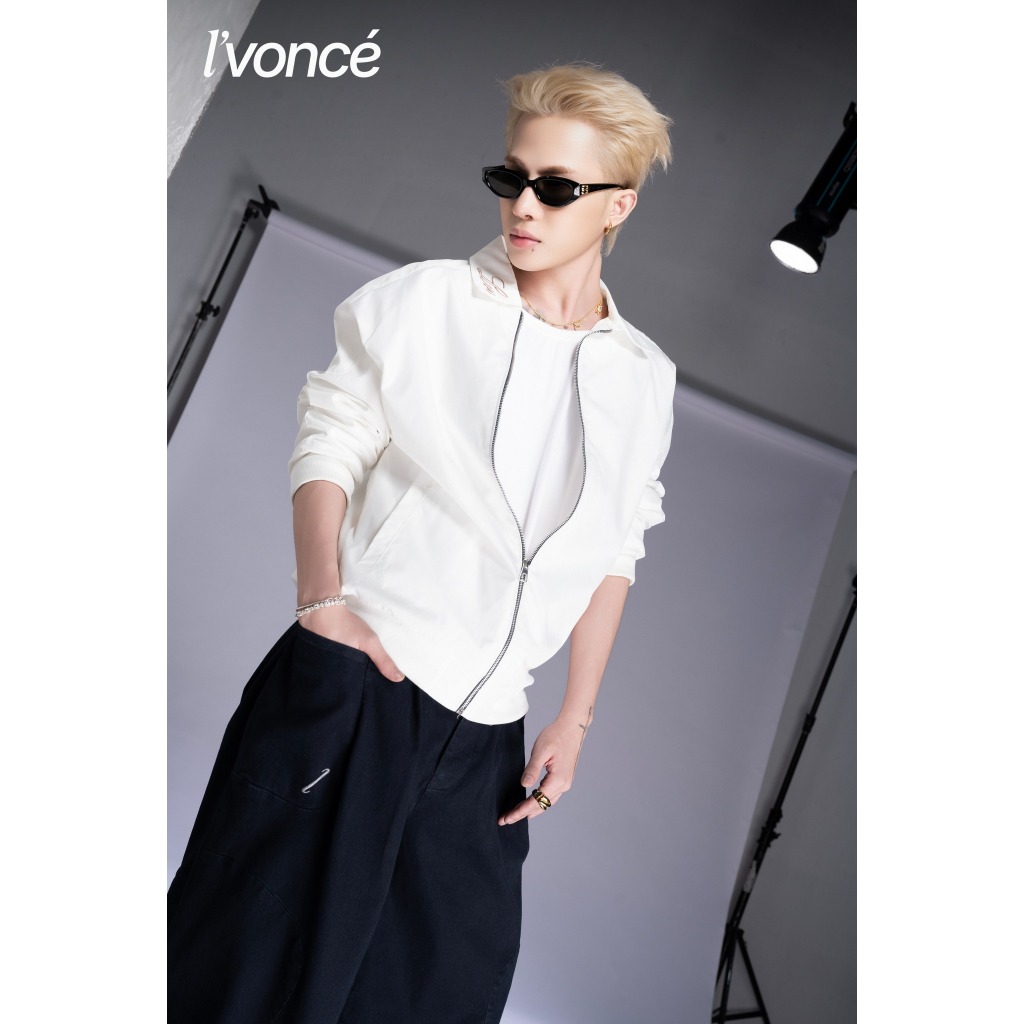 L'VONCÉ OUTERWEARS - Áo Khoác Dù LVC Unisex Khóa Zip | Shopee Việt Nam