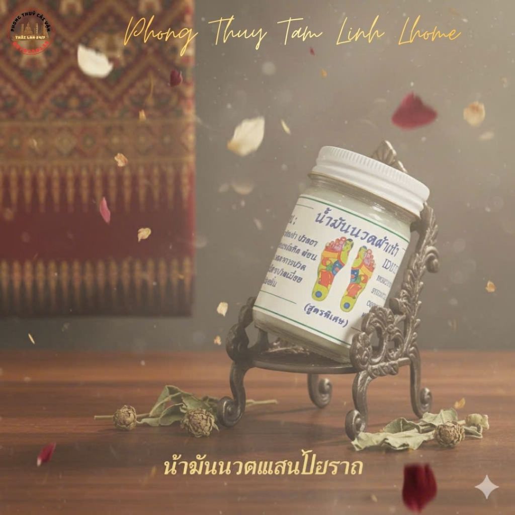 Dầu Massage 50g Thái Lan Dạng Cù Là Giúp Thư Giãn Bàn Chân Dễ Thoa Phù Hợp Dùng Hàng Ngày