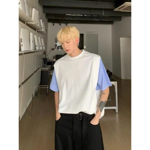 Áo thun Style Cổ tròn Áo phông lai ICVCVNI Unisex SALE