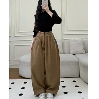 Quần Ống Cong  ELEGANTE Chất KAKI Loại 1 Siêu Dày Dặn,Siêu Tôn Dáng, Che Khuyết Điểm Đôi Chân Cực Tốt