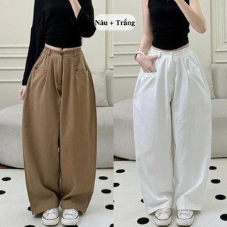 Quần Ống Cong  ELEGANTE Chất KAKI Loại 1 Siêu Dày Dặn,Siêu Tôn Dáng, Che Khuyết Điểm Đôi Chân Cực Tốt