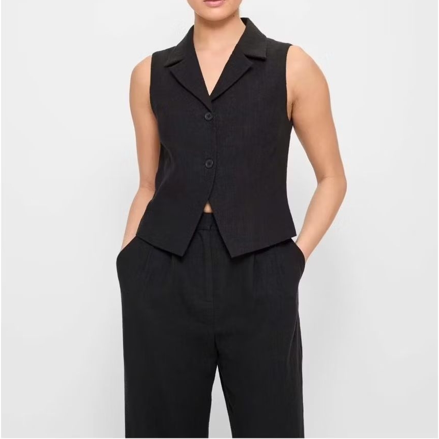 (BomoHouse) Áo vest gile linen thô bigsize dư xịn (45-75 kg)