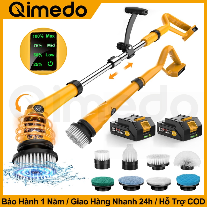 Bàn Chải Làm Sạch điện Hiệu Quả Làm Sạch Sàn Gạch Phòng Tắm Gia đình Bàn Chải Khử Nhiễm Mạnh Mẽ