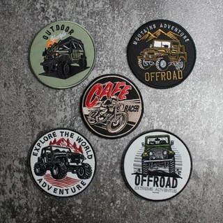 Patch xe địa hình Jeep_Off road_dã ngoại_phượt_dán quần áo _ba lô _tactical