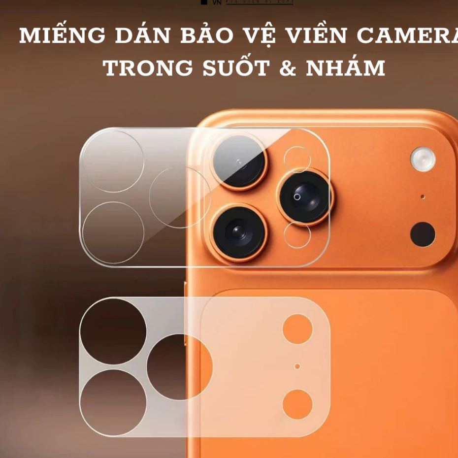 [ Tặng Gạt Dán ] Miếng Dán Bảo Vệ Khung Camera KiNGBON cho iPhone 17Pro / 17 Pro Max