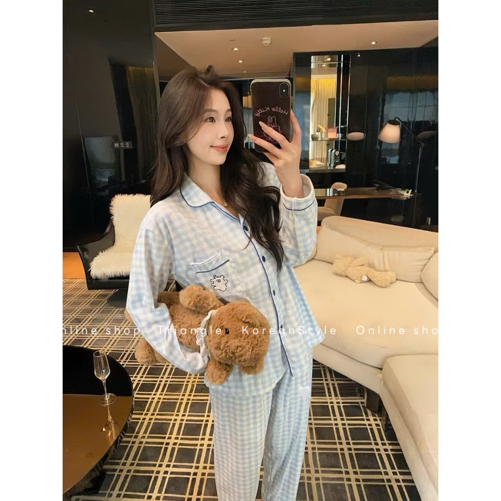 TRIANGLE - Sleepy Set (Cân nhắc kỹ, return is not welcomed) - Set pyjama đồ ngủ dễ thương style Hàn Quốc