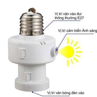 Đui Đèn Cảm Ứng LSE27-Time – Hoạt Động Ổn Định, Phù Hợp Ngoài Trời & Hành Lang