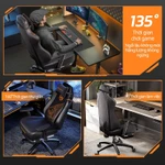 【ƯU ĐÃI MỚI】Ghế Gaming Thêu Hổ Cơ Xpanse X30 Ghế Công Thái Học & Xoay Văn Phòng | Da Nano Shield |  30 Ngày Thử — ảnh 5