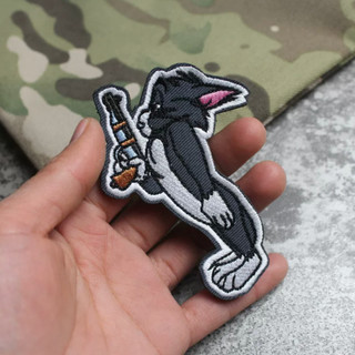Patch_velcro Tom & Jerry dán quần áo_ba lô_túi xách