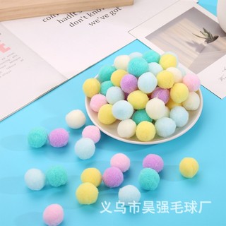 gói 100 Pompom 1cm, nguyên liệu làm treo nôi, nguyên liệu handmade