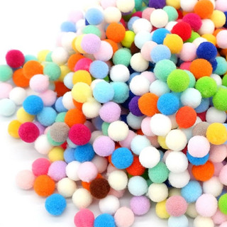 gói 100 Pompom 1cm, nguyên liệu làm treo nôi, nguyên liệu handmade