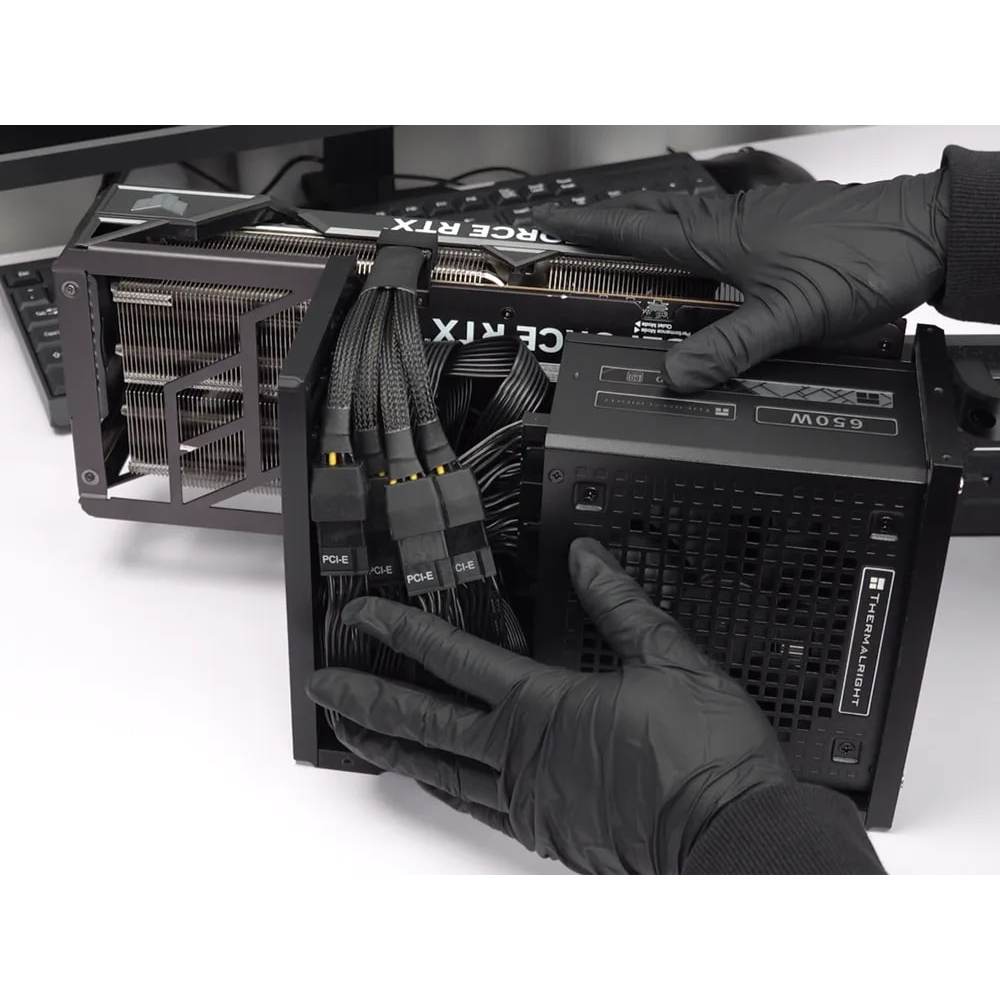 khung vỏ egpu-hỗ trợ nguồn atx/sfx lắp ráp dễ dàng, tương thích nhiều ...
