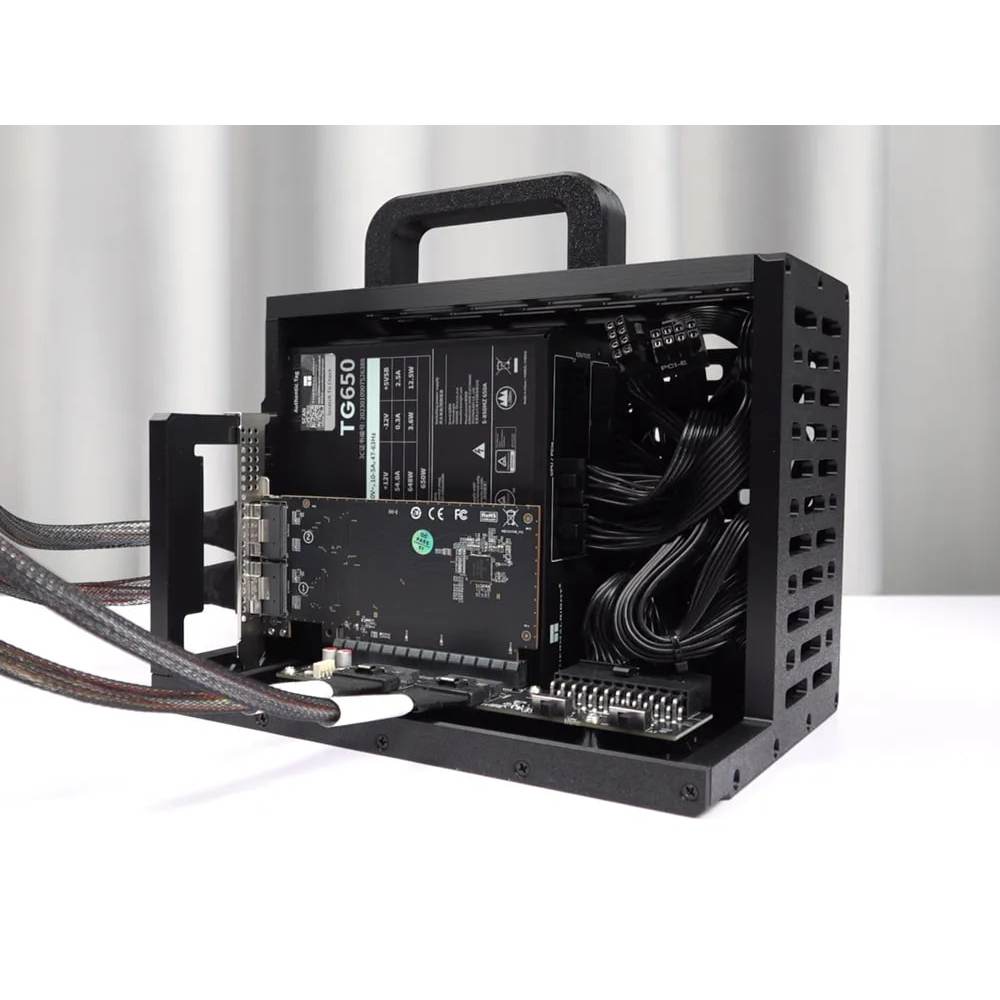 khung vỏ egpu-hỗ trợ nguồn atx/sfx lắp ráp dễ dàng, tương thích nhiều ...