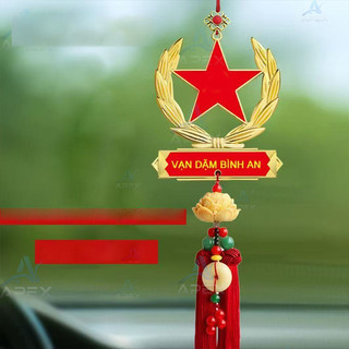 Treo xe hình treo gương ô tô - Tặng may mắn bình an mọi hành trình