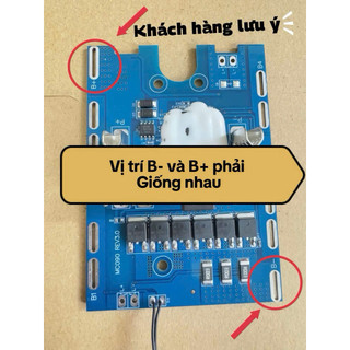 Mạch pin chân Makita 18650 5S 21V bo mạch lớn 6MOS, kiểm soát nhiệt độ, có cảm biến quá dòng