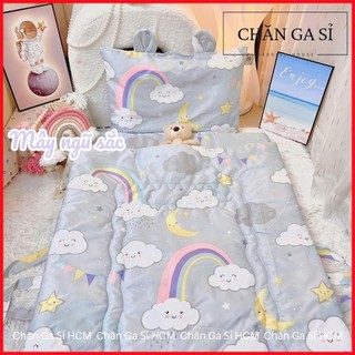 💫FOR BABY💫Nệm Chăn Gối Cho Bé Đi Học Lụa Lyocell Viscose Mềm Mát, Tặng Túi Canvas _ Chăn Ga Sỉ HCM