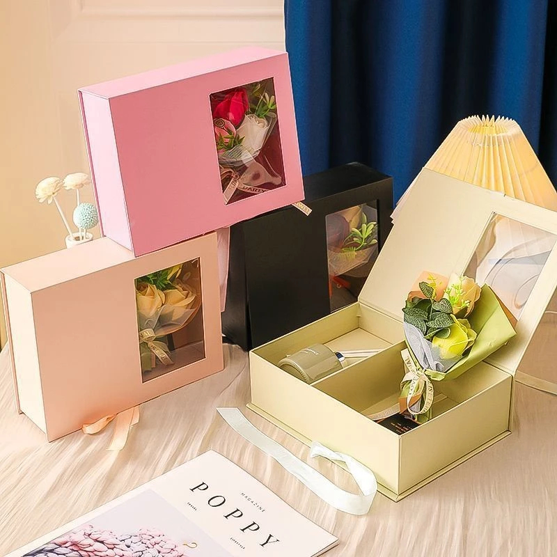Set Hộp Quà Tinh Dầu Khuếch Tán Hoa Lụa Cao Cấp – Kèm Bó Hoa Sang Trọng, Tặng Thiệp, Quà Sinh Nhật & Giáng Sinh