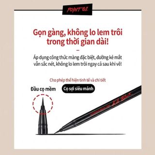 [Y353] Bút Kẻ Mắt CLIO Kill Superproof Brush Liner - Siêu Nước Chống Trôi