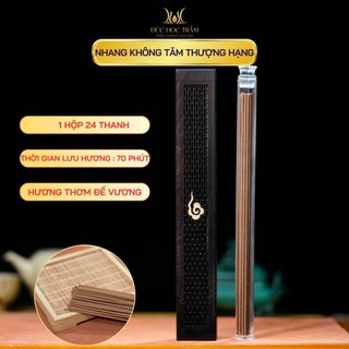 Nhang Không Tăm Trầm Hương - Hương Thơm Đế Vương - 1 hộp 24 thanh - Trầm Hương Yên Lộc