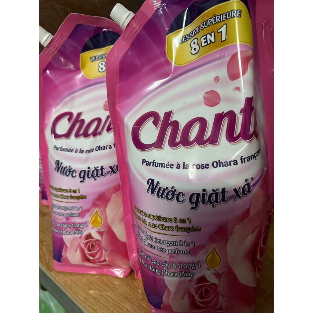 COMBO  tiết kiệm  2 túi nước giặt chante siêu thơm 6.1l
