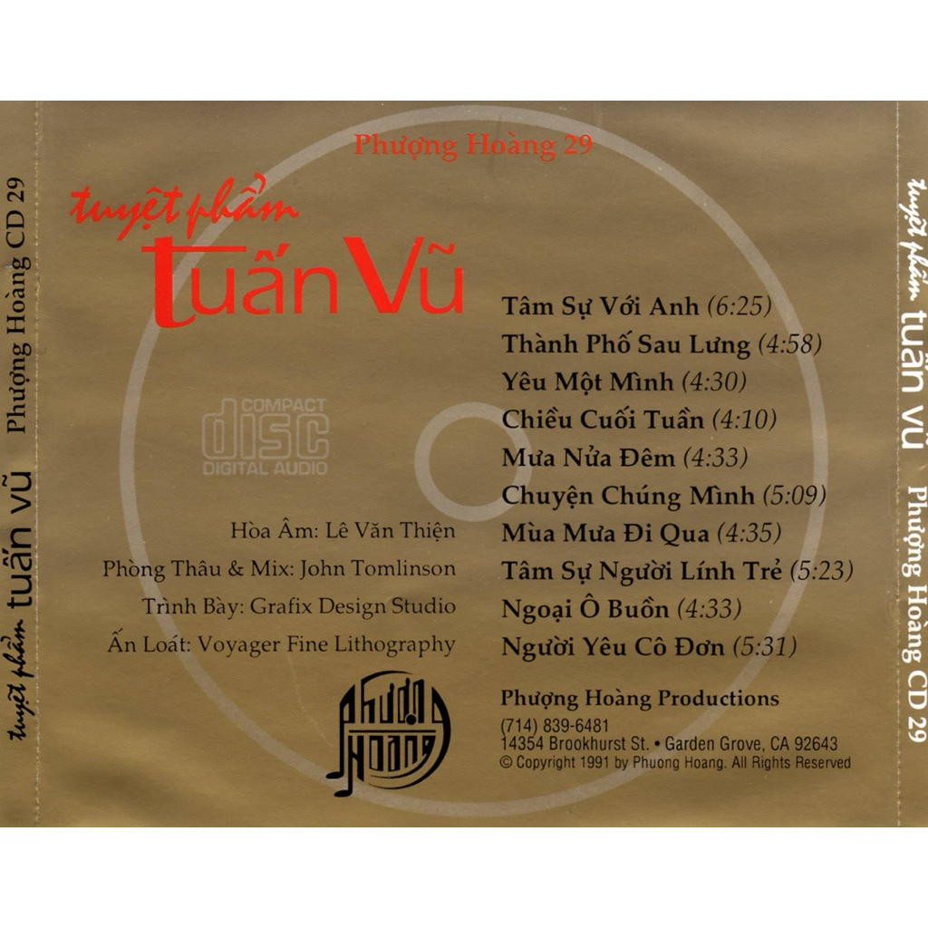 Băng Cassette Tuấn Vũ - Tuyệt Phẩm Tuấn Vũ