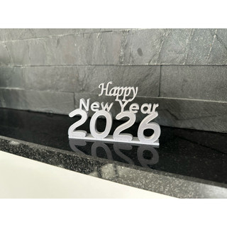 Logo Happy new year 2026 - Dài 10 Cm