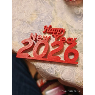 Logo Happy new year 2026 - Dài 10 Cm