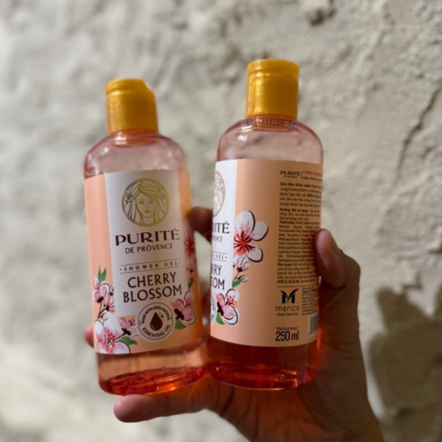 Sữa tắm du lịch mini tiện lợi Purite cherry blassom km 250ml hoả tốc