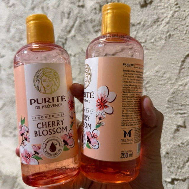 Sữa tắm du lịch mini tiện lợi Purite cherry blassom km 250ml hoả tốc