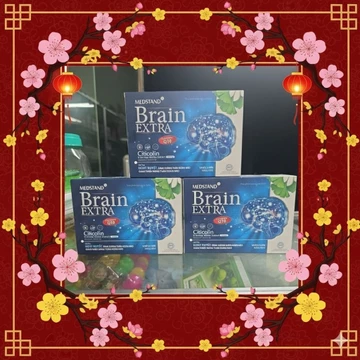 Bổ Não Brain EXTRA.RỐI LOẠN TIỀN ĐÌNH,ĐAU ĐẦU HOA MẮT CHÓNG MẶT ,MẤT NGỦ,LƯU THÔNG TUẦN HOÀN MÁU NÃO.