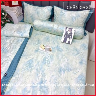 🌇MẪU THIẾT KẾ🌇Bộ Chăn Ga Gối Lụa Lyocell 120s Cao Cấp, Vải Dệt Từ Gỗ Cây Tự Nhiên_Chăn Ga SỈ HCM