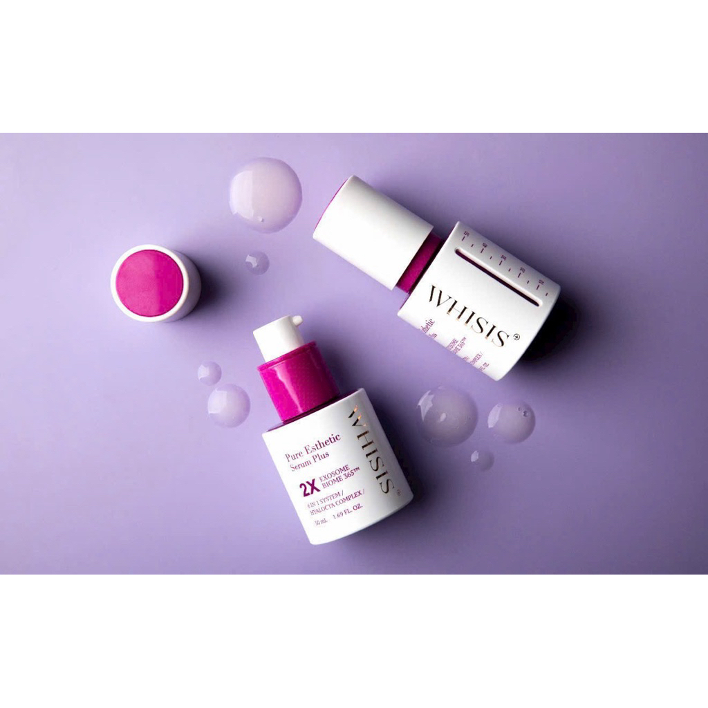 Whisis Pure Esthetic Serum Plus Tinh chất dưỡng sáng và phục hồi làn da ( Exosome Biome 365™) 50ml