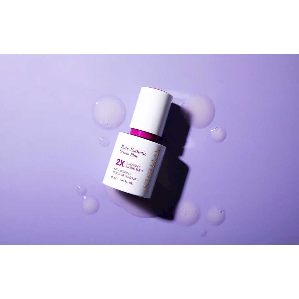 Whisis Pure Esthetic Serum Plus Tinh chất dưỡng sáng và phục hồi làn da ( Exosome Biome 365™) 50ml