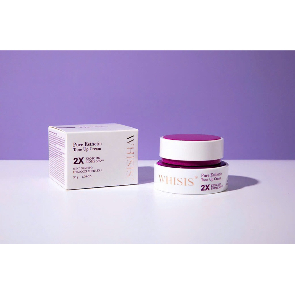 WHISIS Pure Esthetic Tone Up Cream Kem dưỡng nâng tông làm sáng da - cải thiện lão hóa (Exosome Biome 365™) 50g