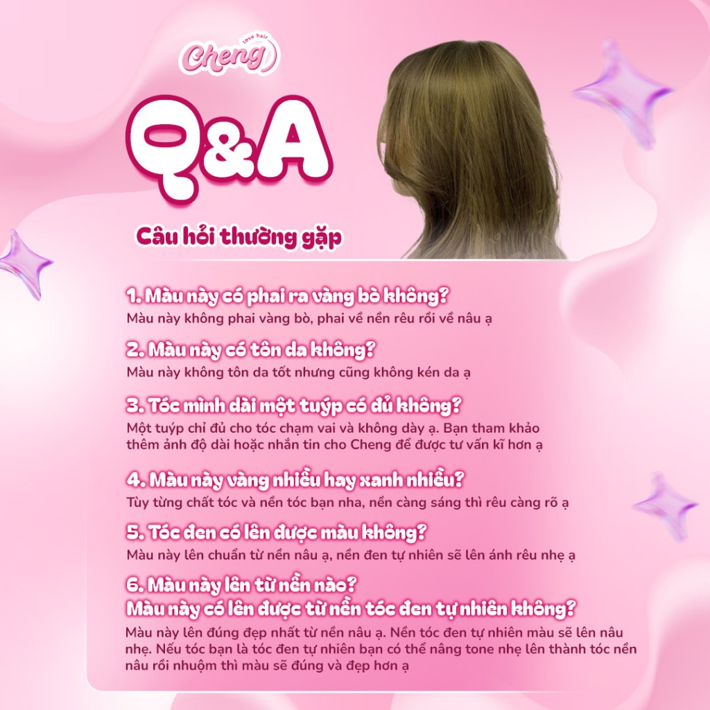 Thuốc Nhuộm Tóc Màu NÂU OLIU - NÂU OLIVE Không Tẩy | Chenglovehair, Chenglovehairs
