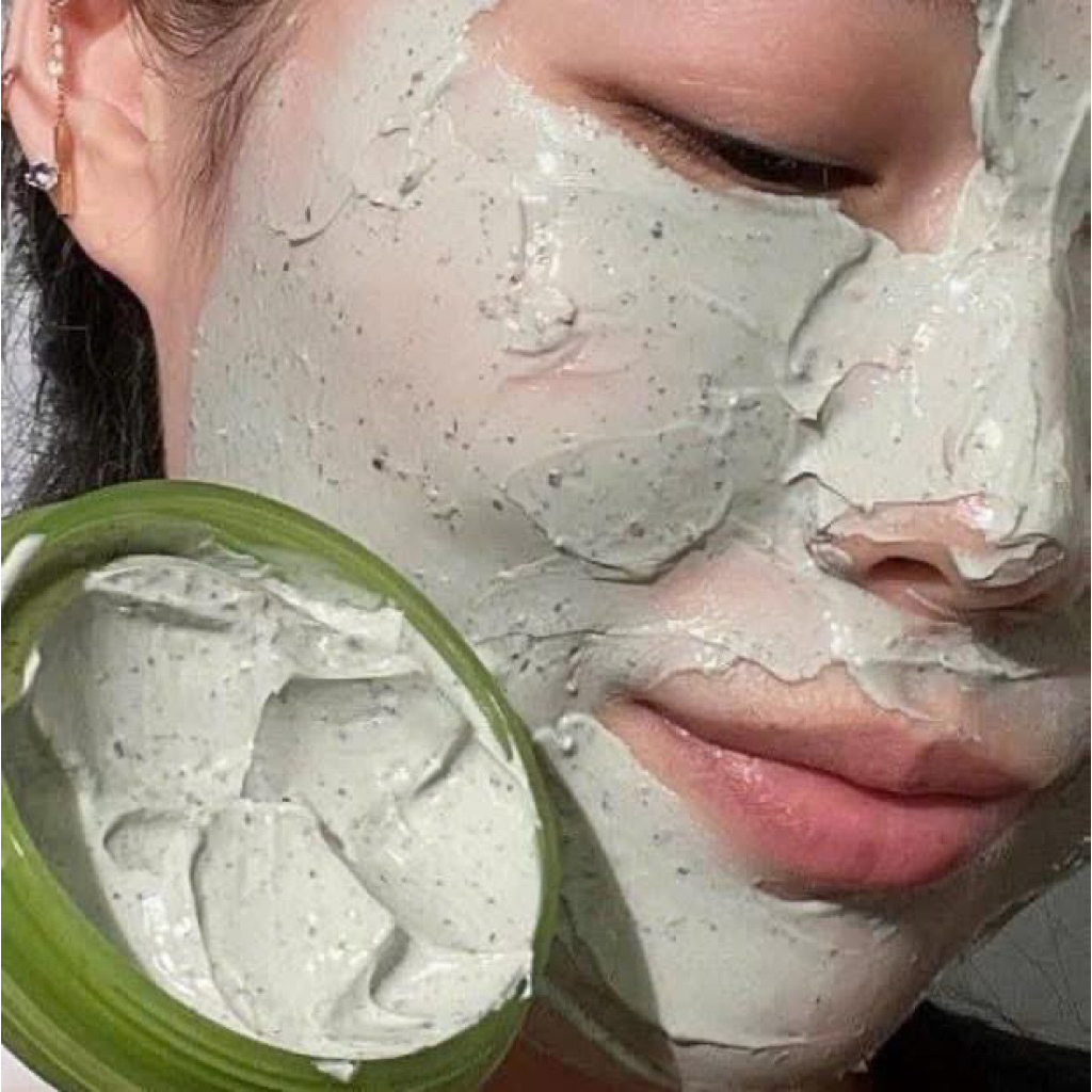 Mặt nạ đất sét đậu xanh Beplain Mung Bean Pore Clay Mask 120ml hạn 2028 giúp kiềm dầu , giảm mụn ẩn IS73