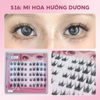 Lông mi giả sẵn keo Lookme Star dễ dàng gắn, có độ cong tự nhiên, mi giả gân trong mềm nhẹ, tái sử dụng được nhiều lần