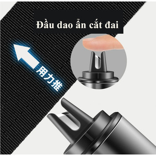 Bảng số điện thoại ô tô đa năng + búa thoát hiểm