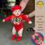 Body Tết Yếm Lân kèm mũ có tặng kèm Tất Đỏ và Mũ mặc Tết bé trai bé gái size 5-13kg bodysuit