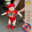 Body Tết Yếm Lân kèm mũ có tặng kèm Tất Đỏ và Mũ mặc Tết bé trai bé gái size 5-13kg bodysuit