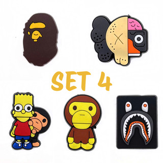 Charm BAPE 2026-  6 set mới - FULL túi bìa