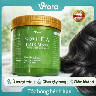 Kem Ủ Mượt Tóc SOLÉA Hydrolyzed Collagen 900g Tóc Bóng Mượt Giảm Khô Xơ | VIORA SHOP
