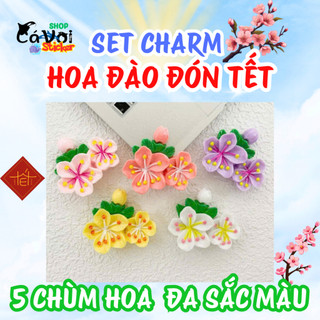 Set Charm Hoa Đào Set 5 màu