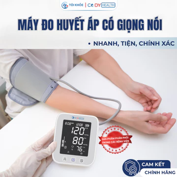 Máy Đo Huyết Áp Có Giọng Nói Cody Health Dễ Sử Dụng, Tự Động Cho Kết Quả Nhanh Và Chính Xác Cao