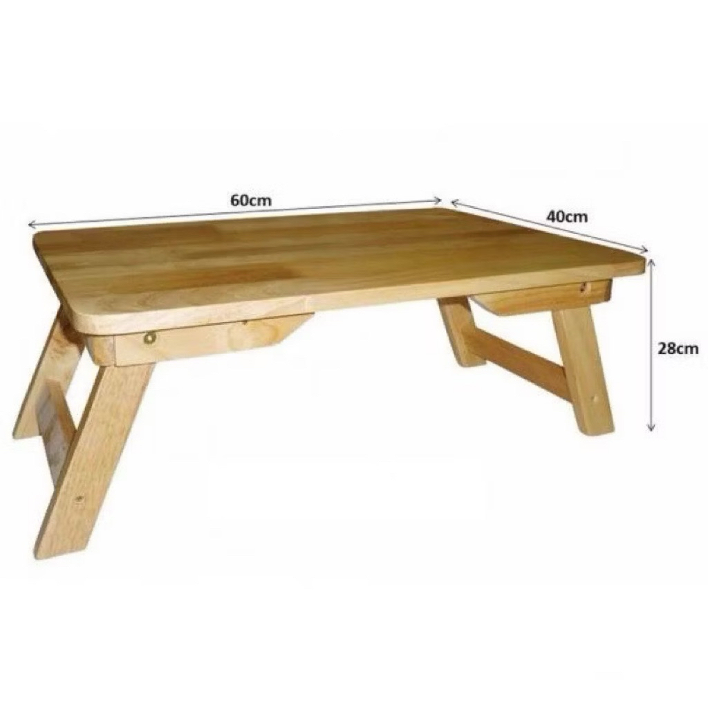 Bàn gỗ đa năng chân xếp - Bàn trà chữ nhật sofa/cafe ngồi bệt gấp gọn