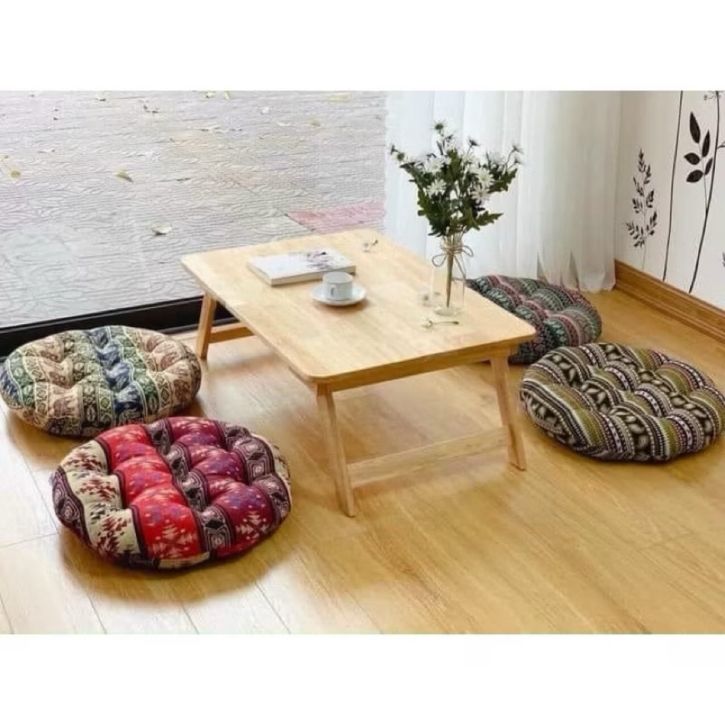 Bàn gỗ đa năng chân xếp - Bàn trà chữ nhật sofa/cafe ngồi bệt gấp gọn
