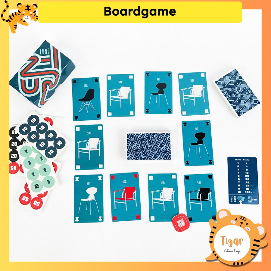 Boardgame TRND Trò chơi thẻ bài thiết kế nội thất