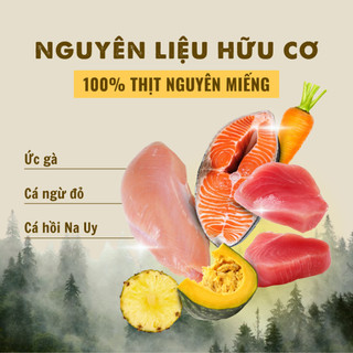Combo Mix 6 Gói Pate Cao Cấp Bite of Wild 70G, Công Thức Sữa Dê Đạm Tự Nhiên Cho Mèo Từ 2 Tháng Tuổi
