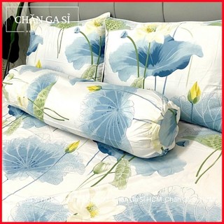 ✅LINK ĐỦ SIZE✅Bộ 4 Món Ga Gối Lyocell Microfiber Thoáng Mát, Vỏ Gối Ôm Khóa Kéo _ Chăn Ga Sỉ HCM
