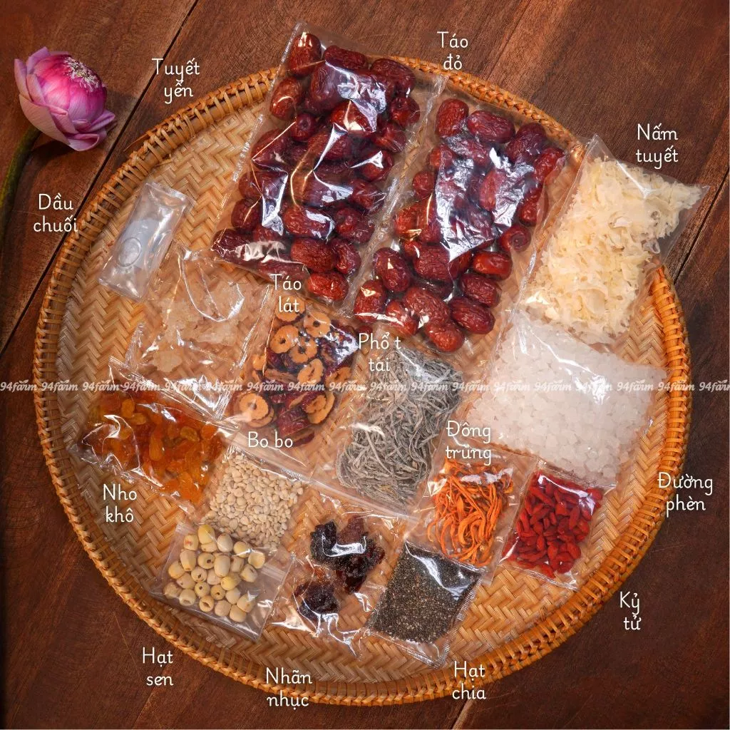[1 set 500g] Sâm bổ lượng 94farm 15-20 chén